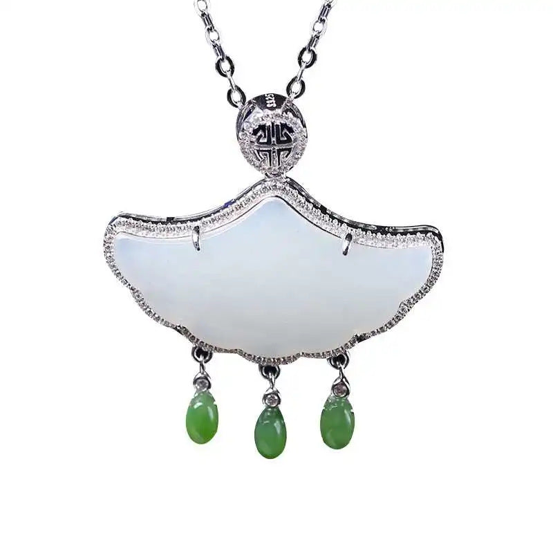 Argent Collier vintage fait main