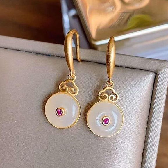 Argent Boucle d'oreille charmant pour toute occasion