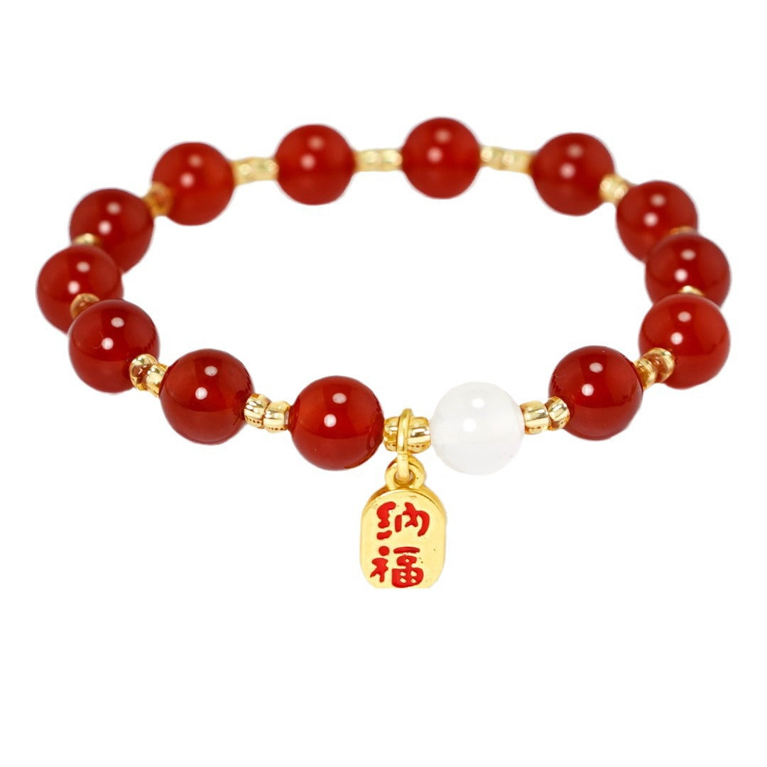 Argent Bracelet magnifique au style unique