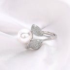 Perle Bague magnifique au style unique