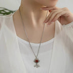 Argent Collier charmant pour toute occasion