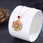 Argent Collier vintage fait main