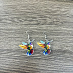 Argent Boucle d'oreille artisanal délicat