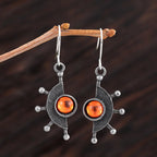 Argent Boucle d'oreille artisanal délicat