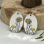 Argent Boucle d'oreille artisanal délicat