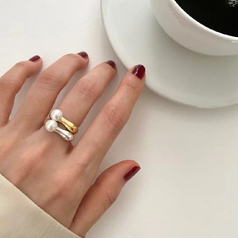 Argent Bague classique au charme intemporel