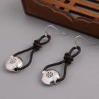 Argent Boucle d'oreille artisanal délicat