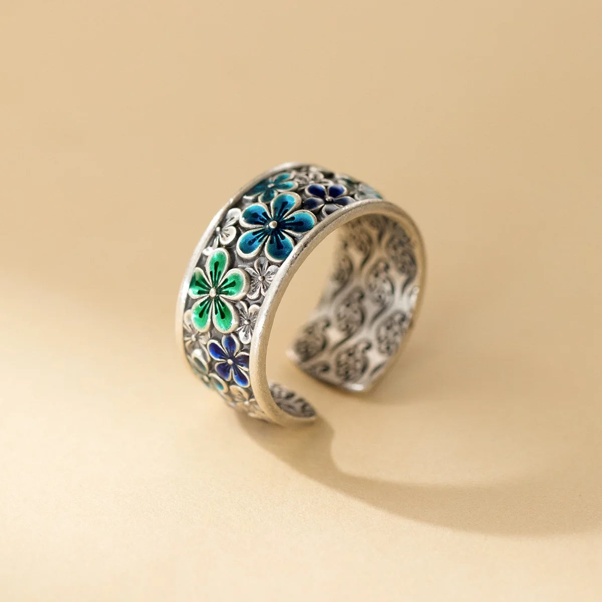 Argent Bague classique au charme intemporel