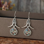 Argent Boucle d'oreille artisanal délicat