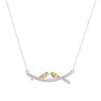 Argent Collier magnifique au style unique