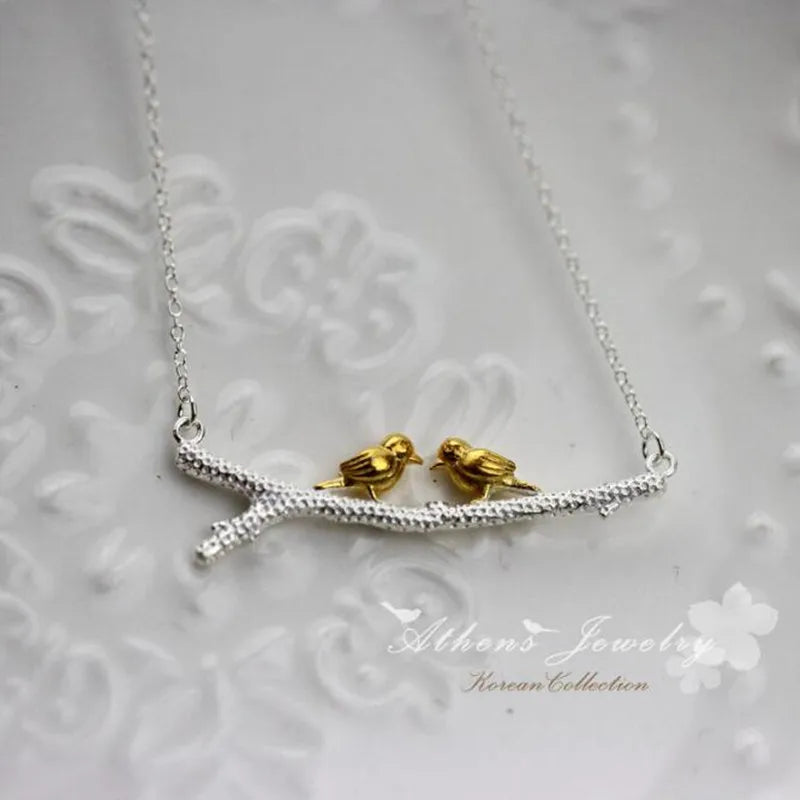 Argent Collier magnifique au style unique