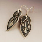 Argent Boucle d'oreille artisanal délicat