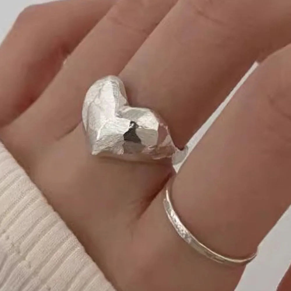 Argent Bague artisanal délicat