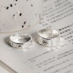 Argent Bague artisanal délicat