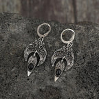 Argent Boucle d'oreille artisanal délicat