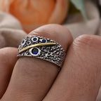 Argent Bague artisanal délicat