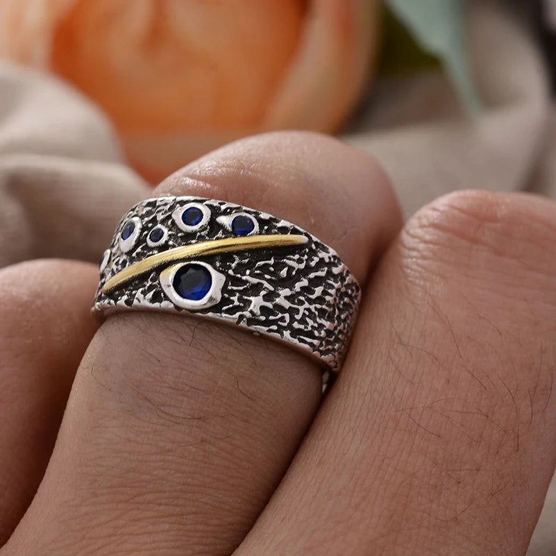 Argent Bague artisanal délicat