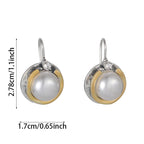 Argent Boucle d'oreille artisanal délicat