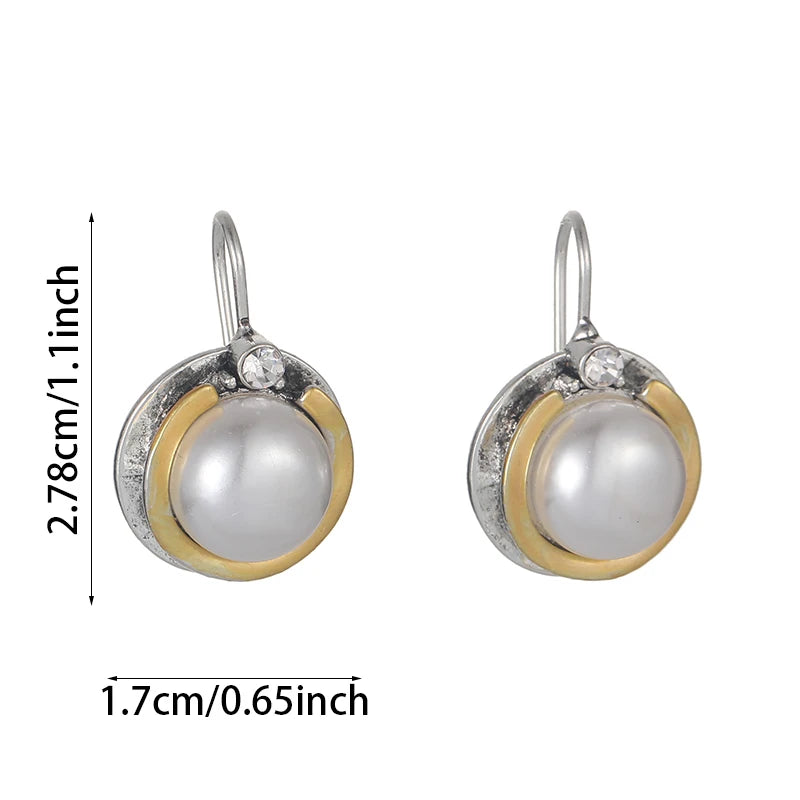 Argent Boucle d'oreille artisanal délicat