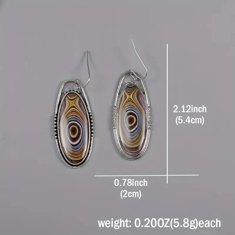 Argent Boucle d'oreille artisanal délicat