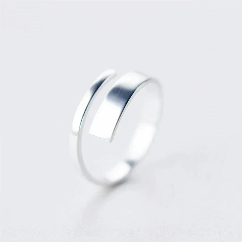 Argent Bague artisanal délicat