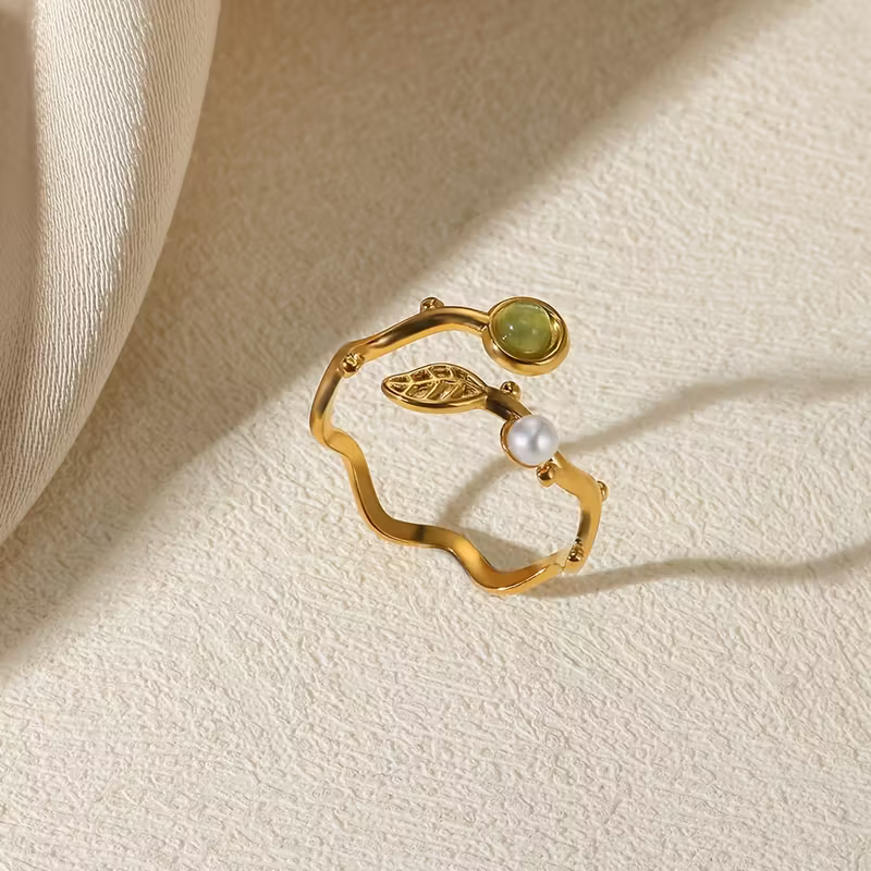 Perle Bague romantique pour moments spéciaux