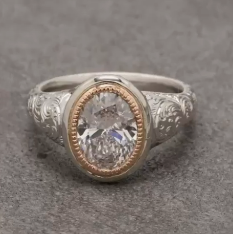 Argent Bague artisanal délicat