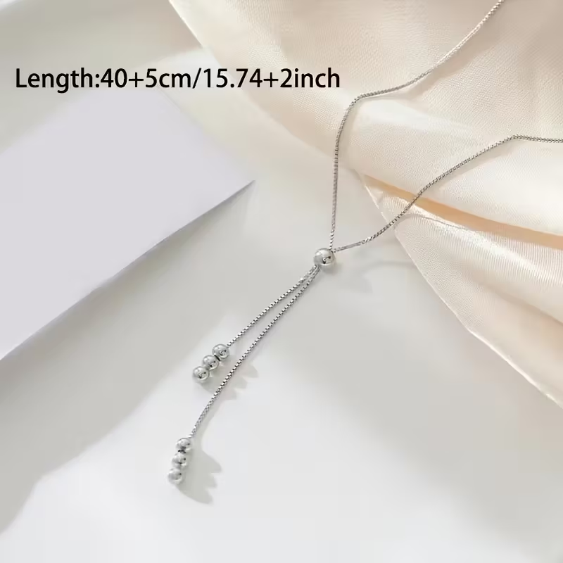 Argent Collier classique au charme intemporel