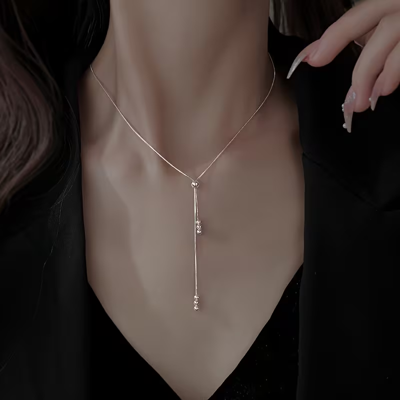 Argent Collier classique au charme intemporel