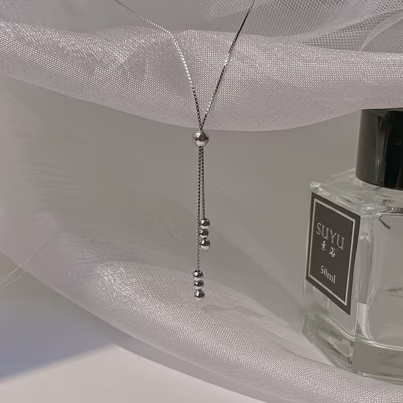 Argent Collier classique au charme intemporel